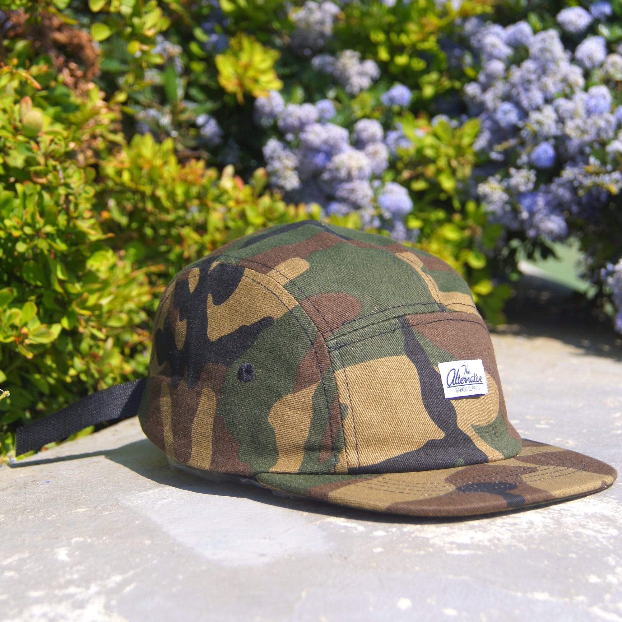 The Alternative Five Panel Cap Headwear The Alternative Store Camo 