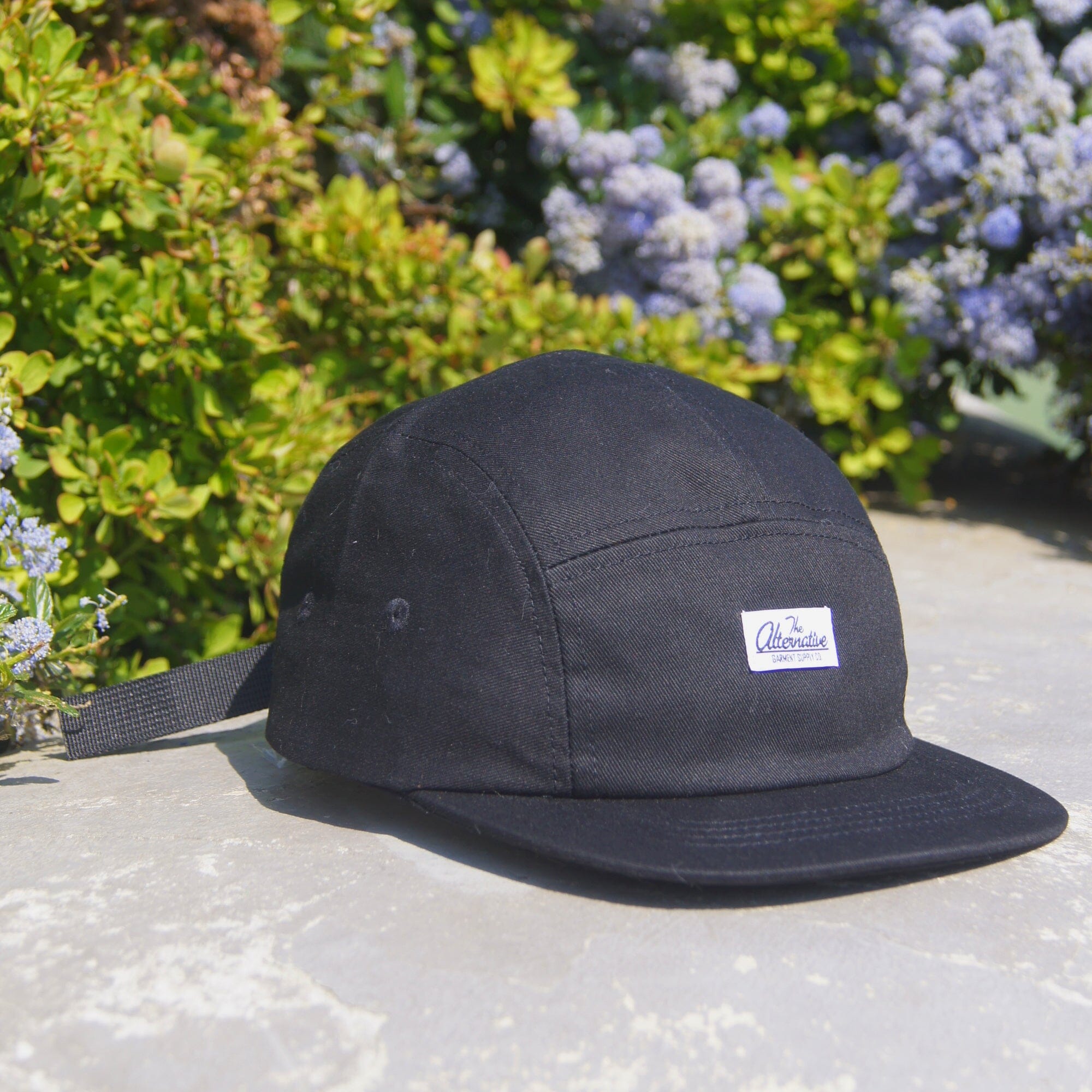 The Alternative Five Panel Cap Headwear The Alternative Store Black 