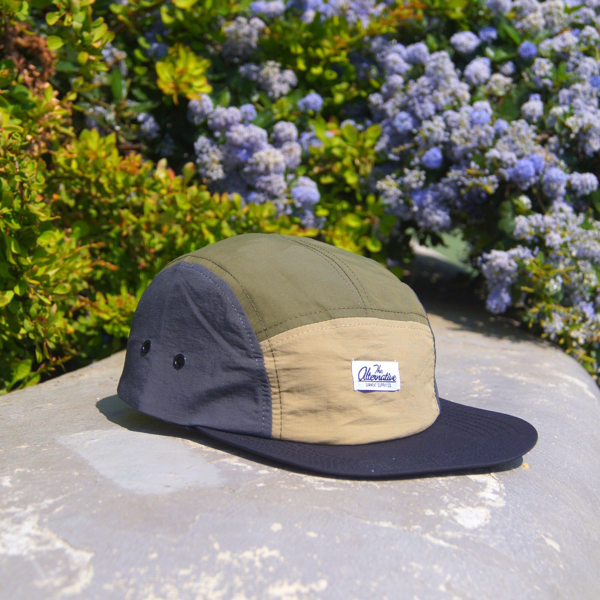 The Alternative Five Panel Cap Headwear The Alternative Store Forest Multicolour