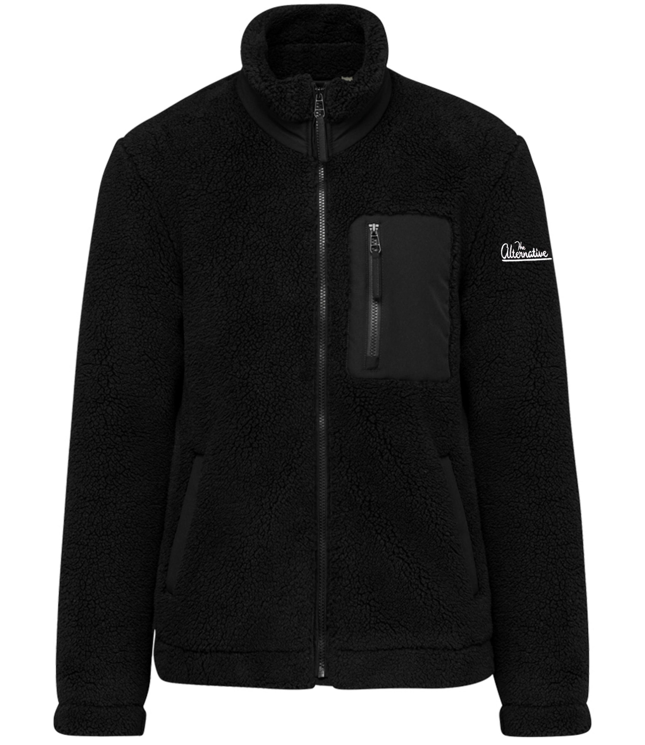 The Alternative Sherpa Fleece Sweatshirts The Alternative Store Small Black