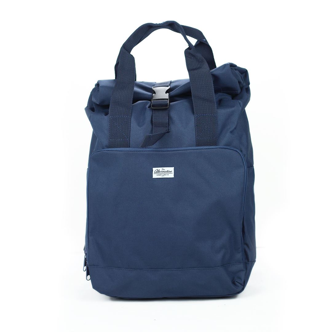 The Alternative Roll-Top Backpack Bag TheAlternativeStore Blue