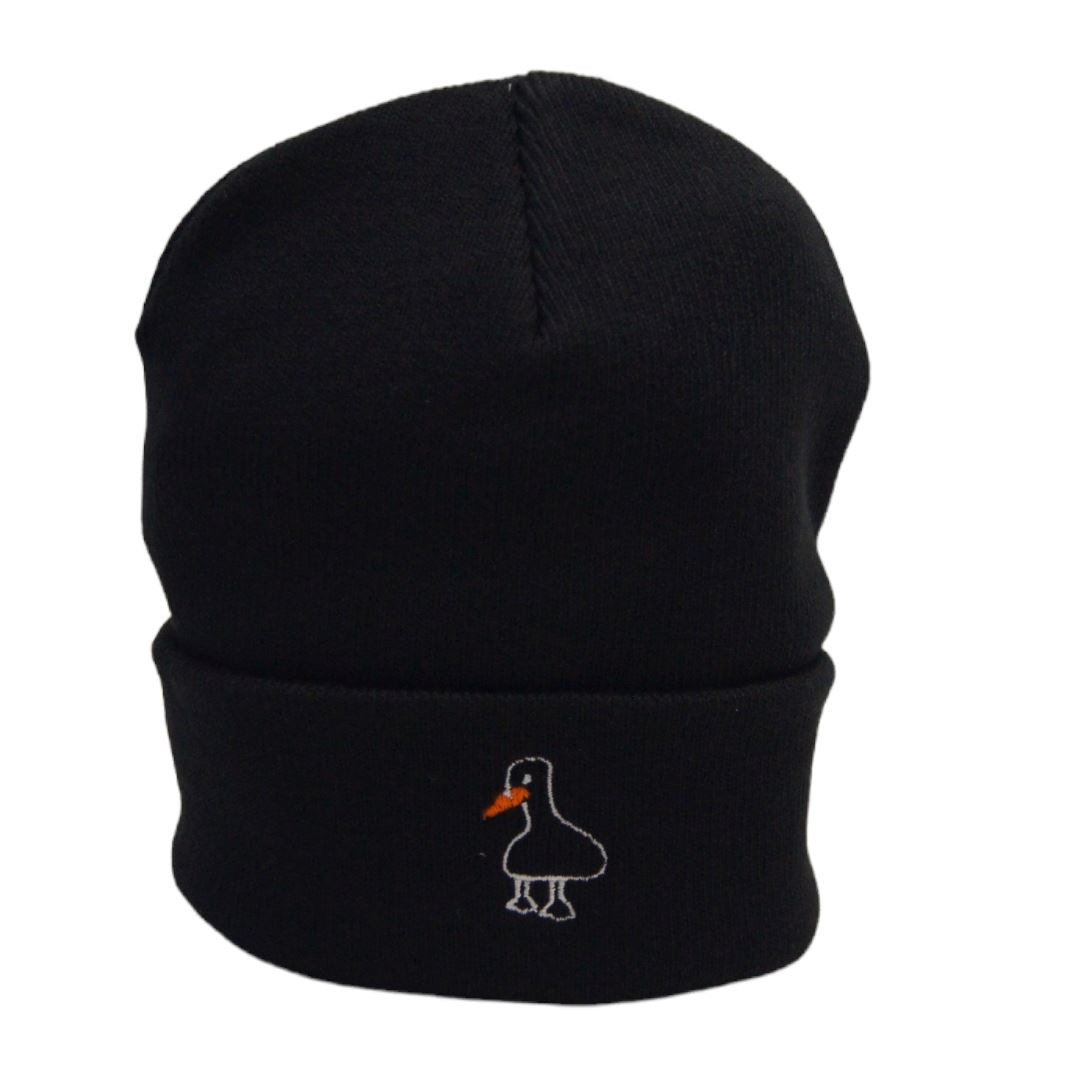 Duck Beanie Headwear The Alternative Store Black
