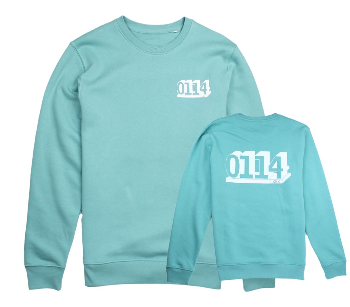 0114 Sweatshirt Sweatshirts TheAlternativeStore Small Teal