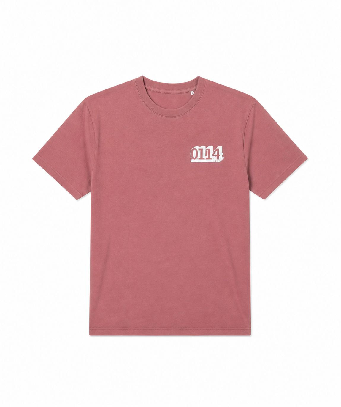 0114 T-Shirt (New Fit) Tees The Alternative Store S Dusky Pink w/ White 