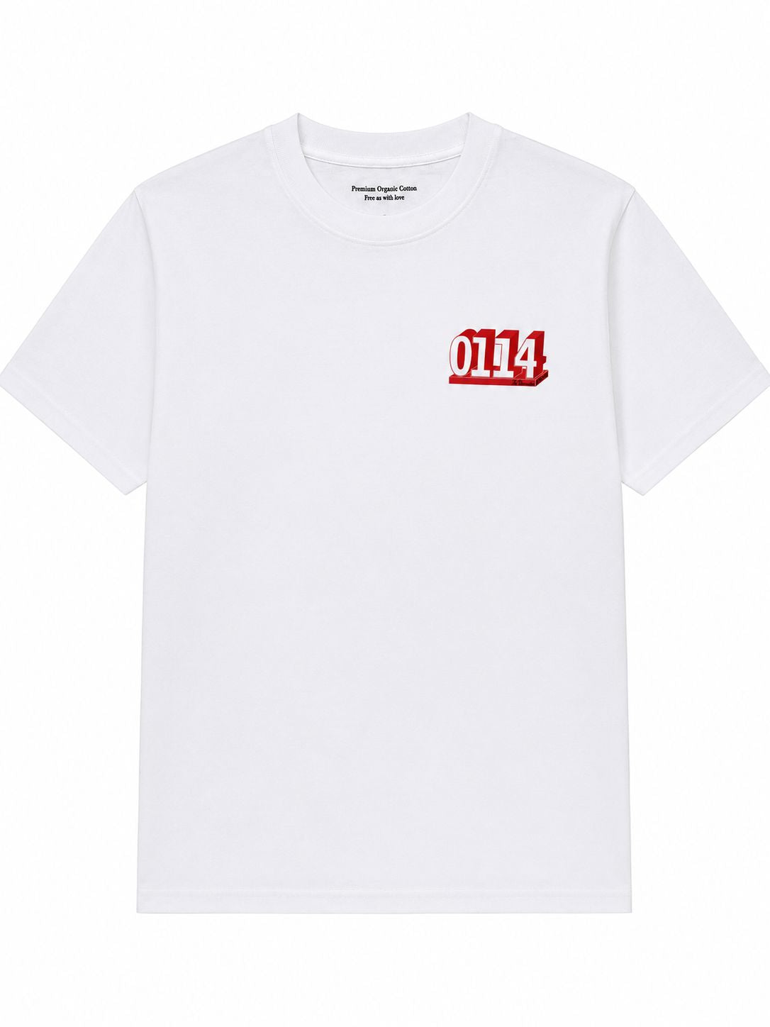 0114 T-Shirt (New Fit) Tees The Alternative Store S Red w/ White 