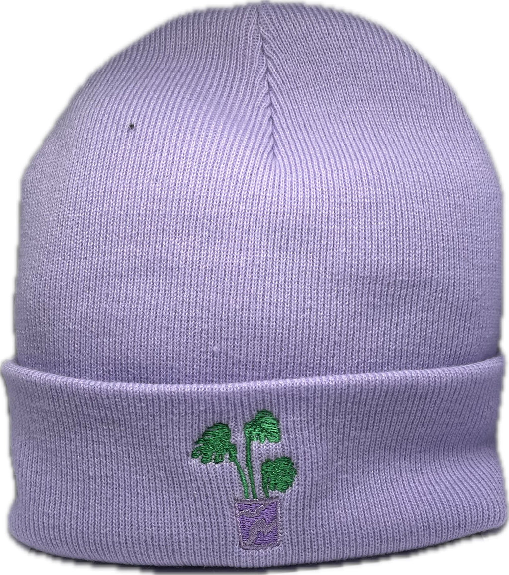 Cheese Plant Beanie The Alternative Store Lilac 