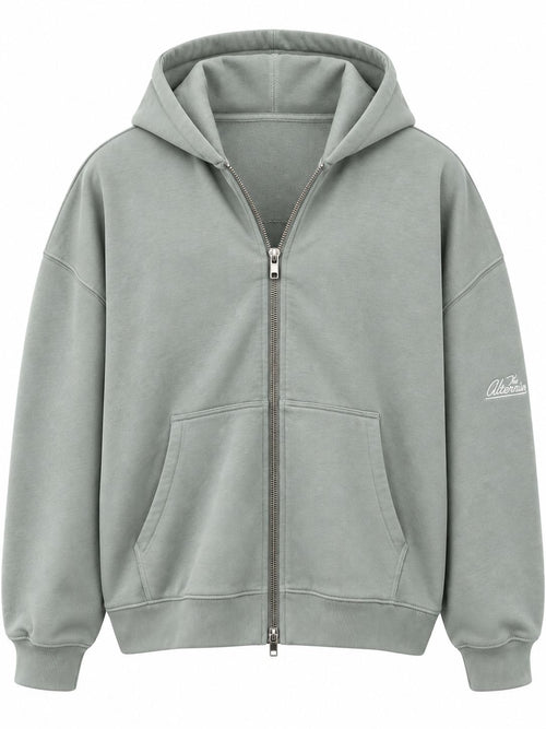 Boxy Zip Hoodie The Alternative Store XS 