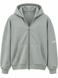 Boxy Zip Hoodie