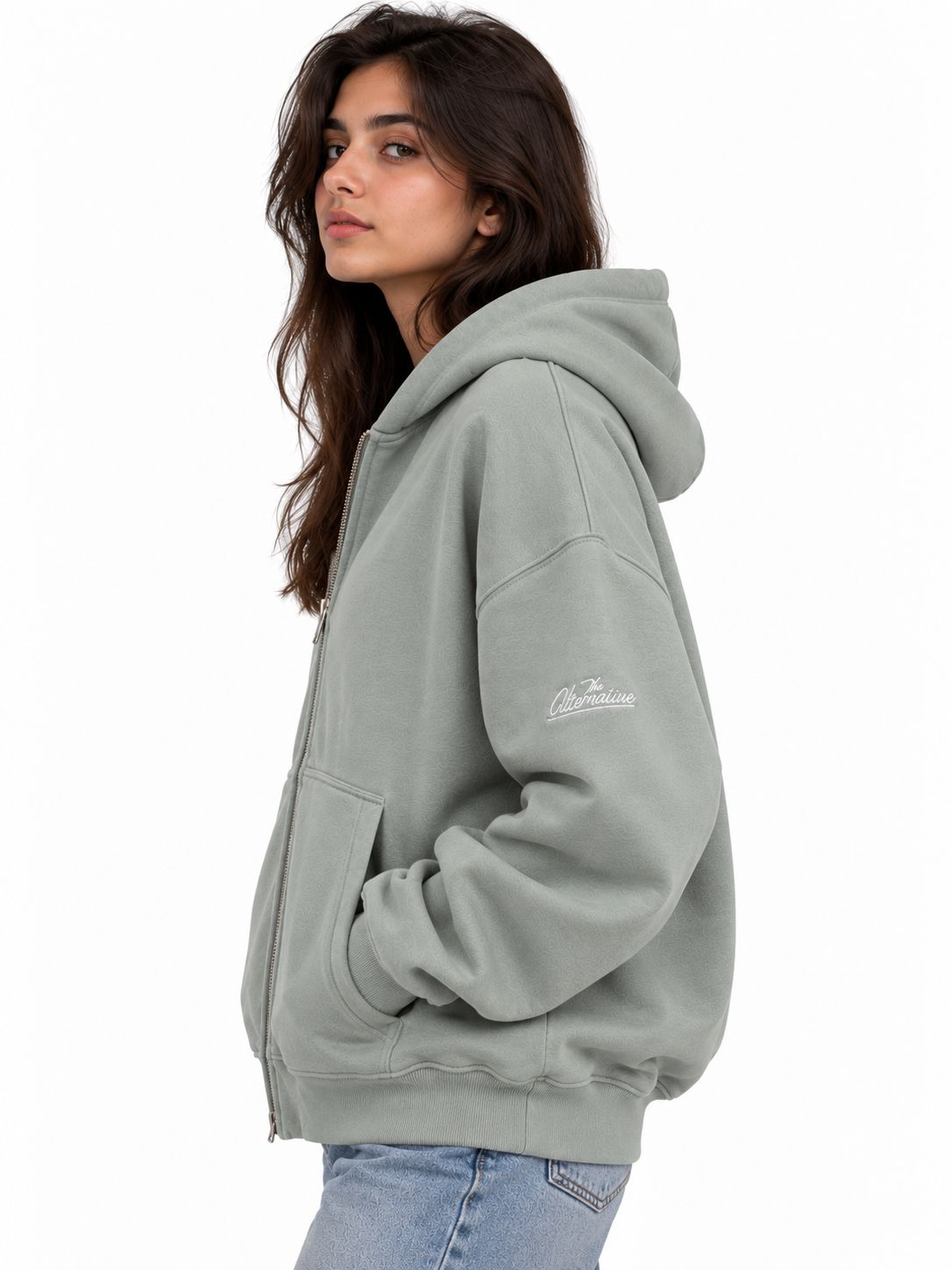 Boxy Zip Hoodie The Alternative Store 