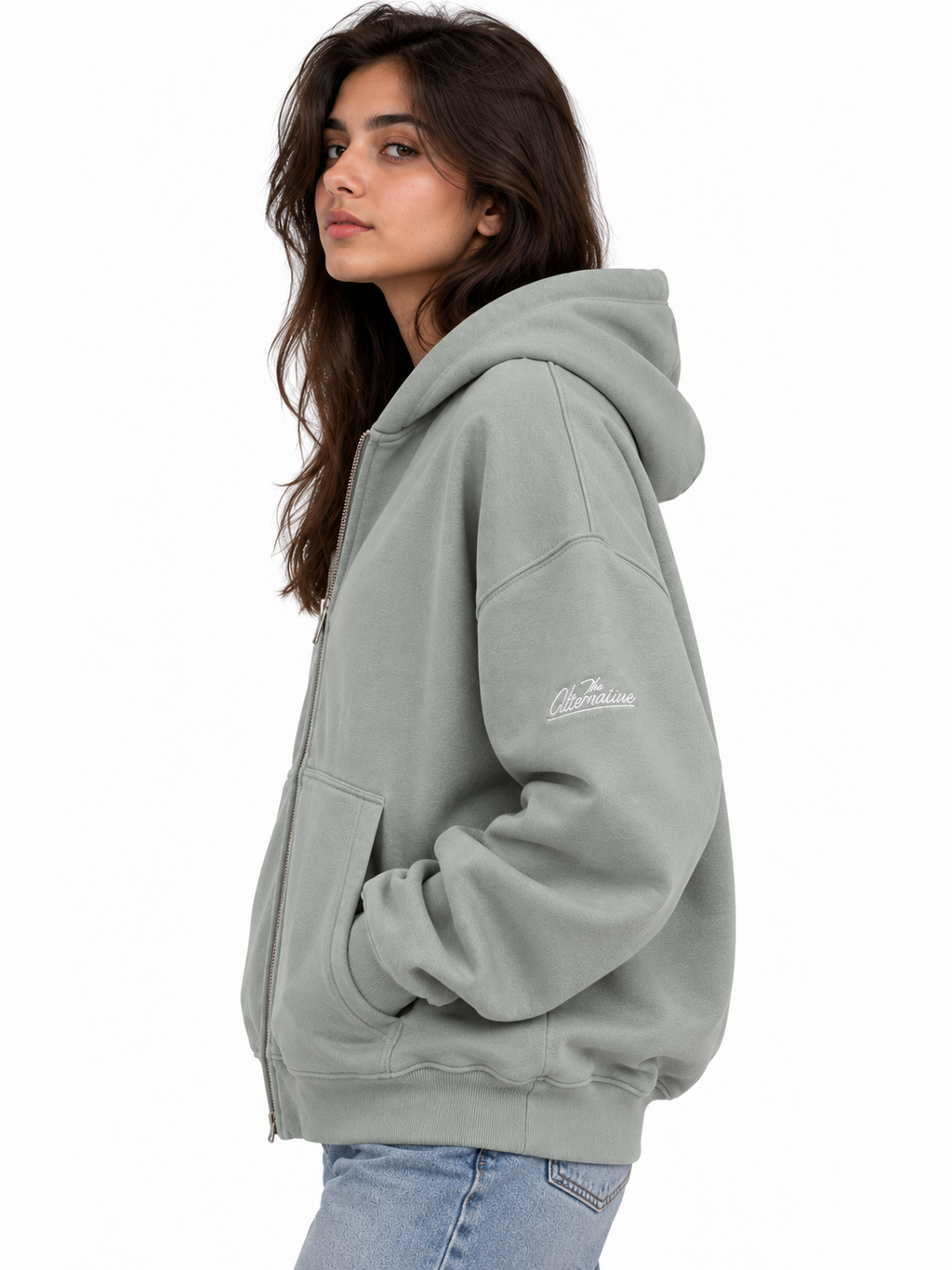 Boxy Zip Hoodie