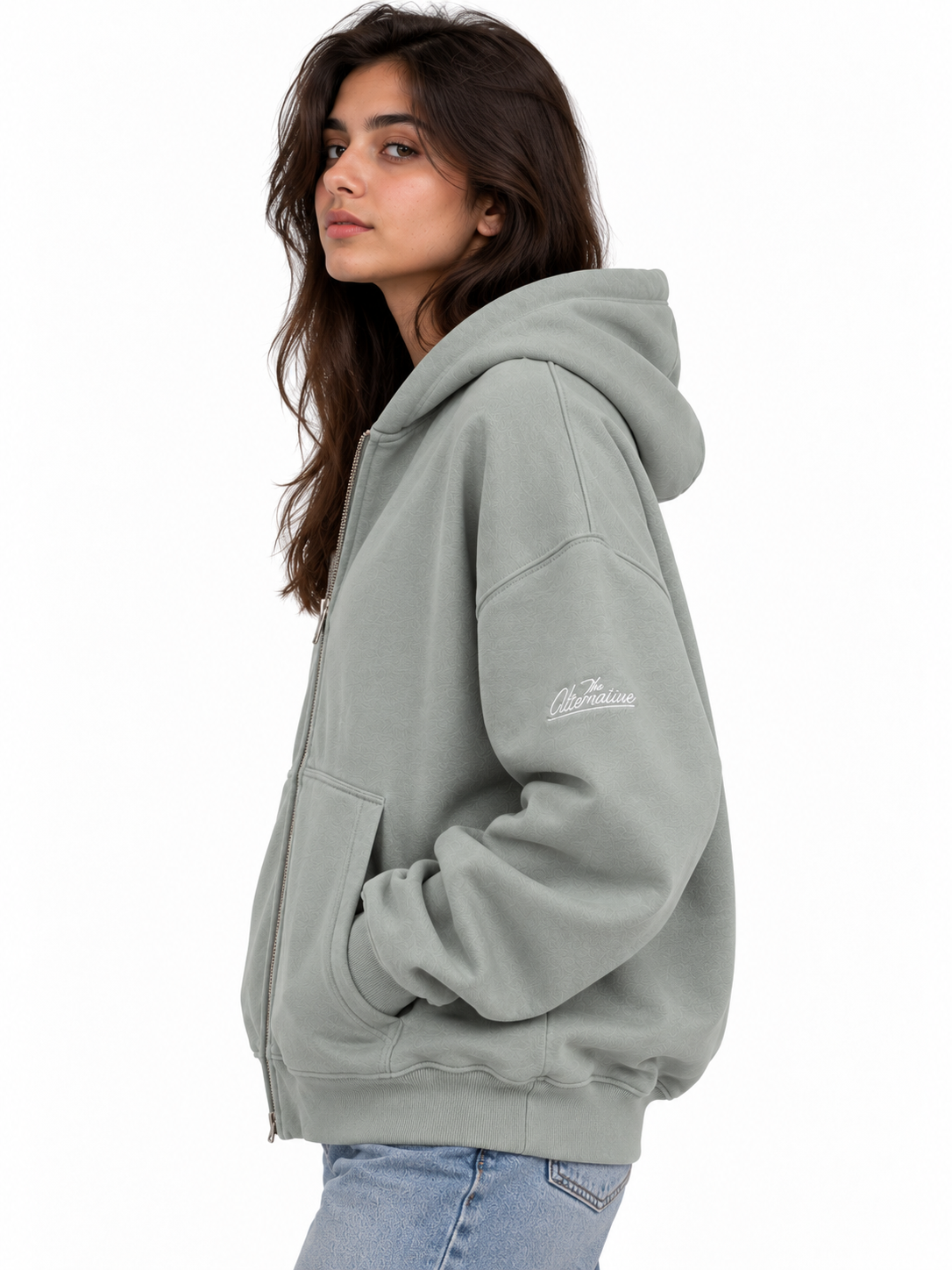 Boxy Zip Hoodie