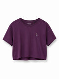 Duck Crop Top The Alternative Store Burgundy XS 