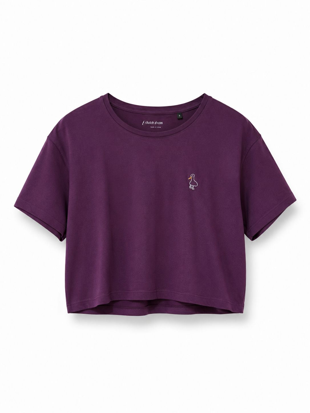 Duck Crop Top The Alternative Store Burgundy XS 