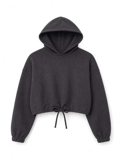 Crop Hood The Alternative Store Gray XS 