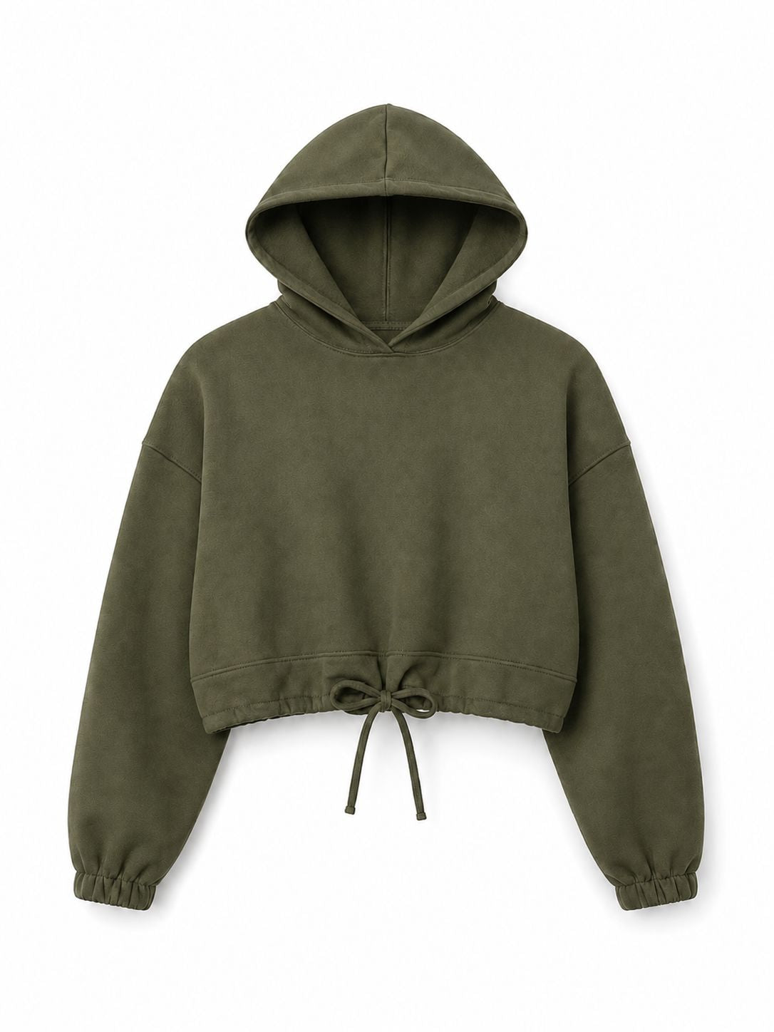 Crop Hood The Alternative Store Olive Green XS 