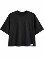 Boxy Crop T-Shirt Boxy Fit The Alternative Store Black XS 