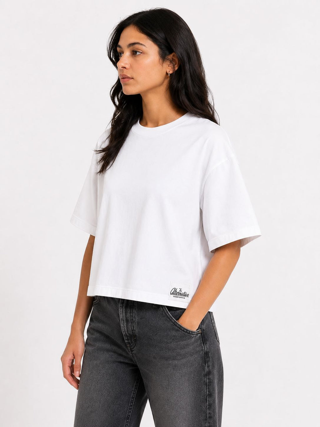 Boxy Crop T-Shirt Boxy Fit The Alternative Store 