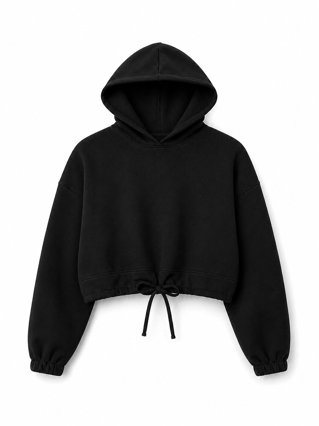 Crop Hood The Alternative Store Black XS 
