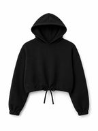 Crop Hood The Alternative Store Black XS 