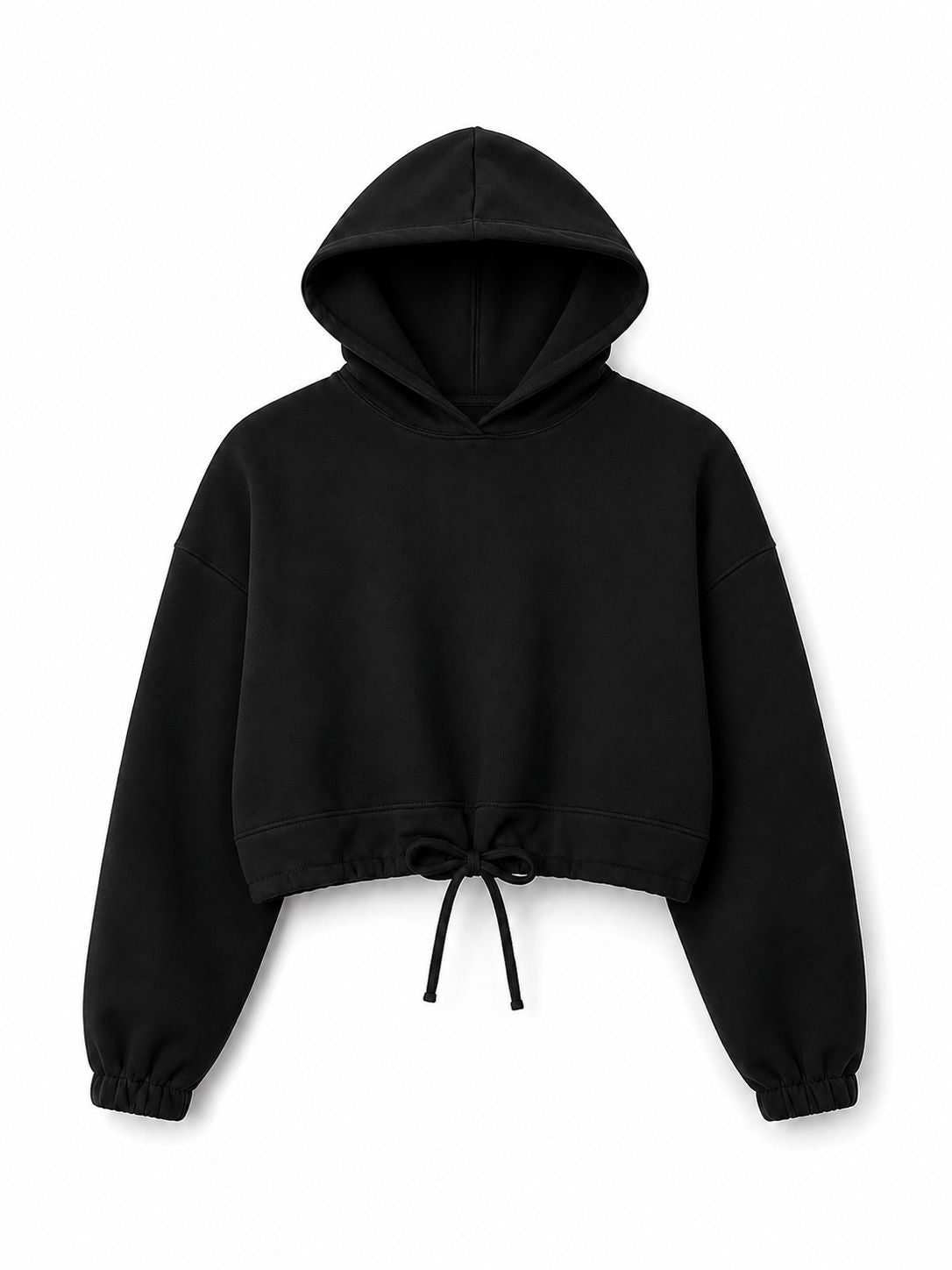 Crop Hood The Alternative Store Black XS 