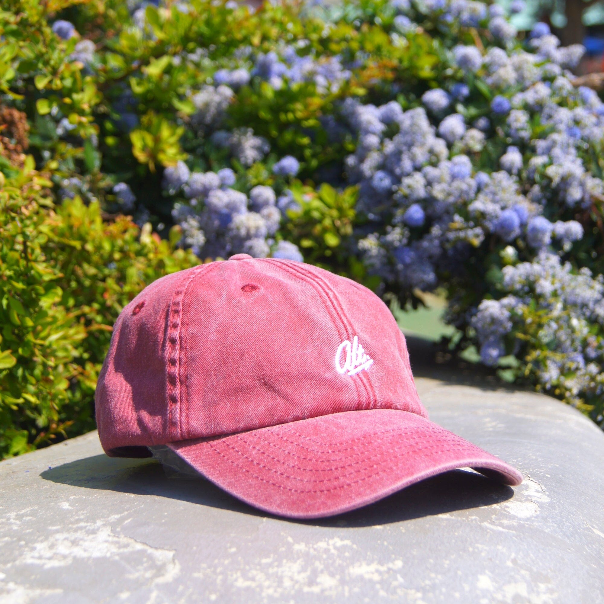 Alt Distressed Cap Headwear The Alternative Store Red 