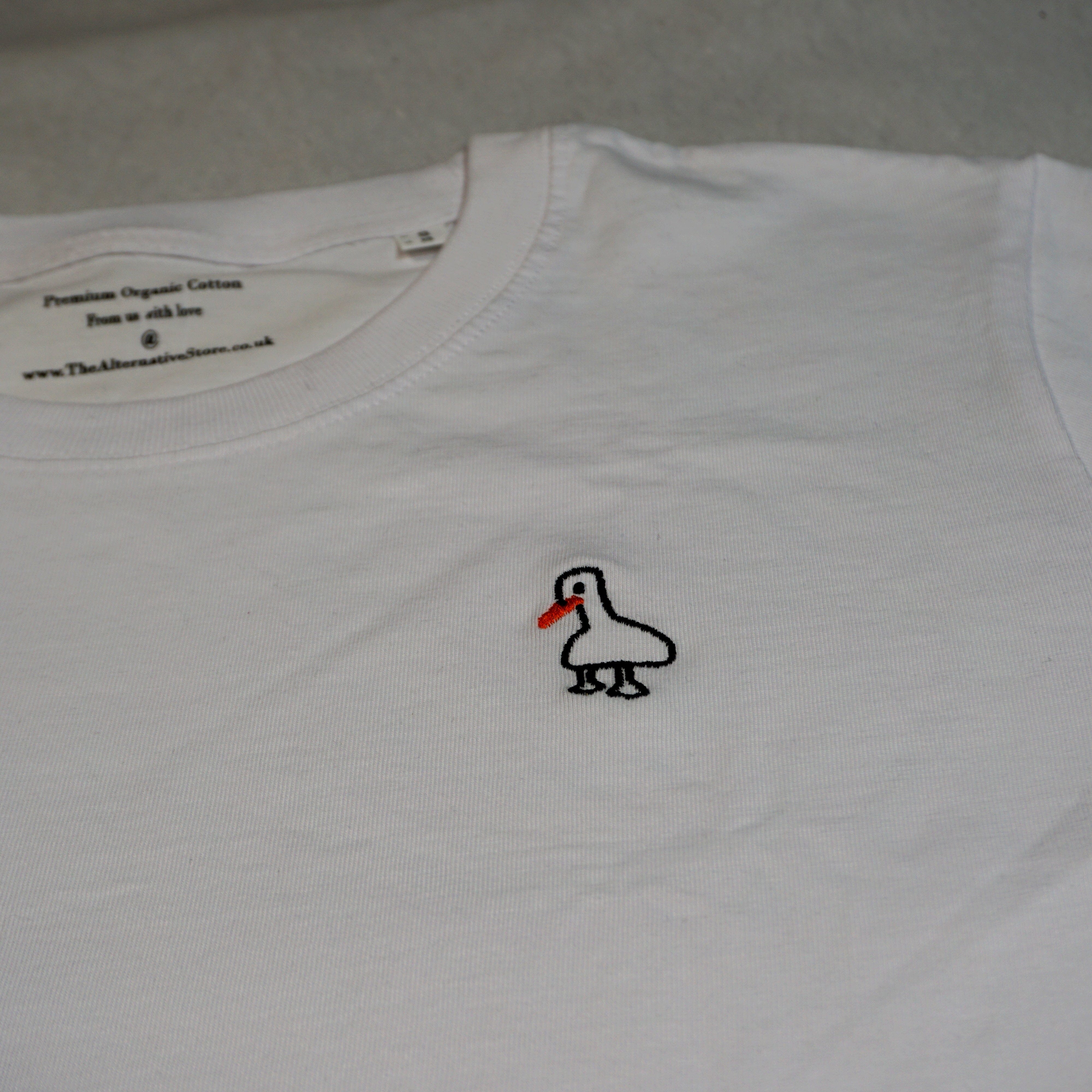 ★ SHALOM★ White Duck In Trouble Tee Duck Tee – My Little Ox
