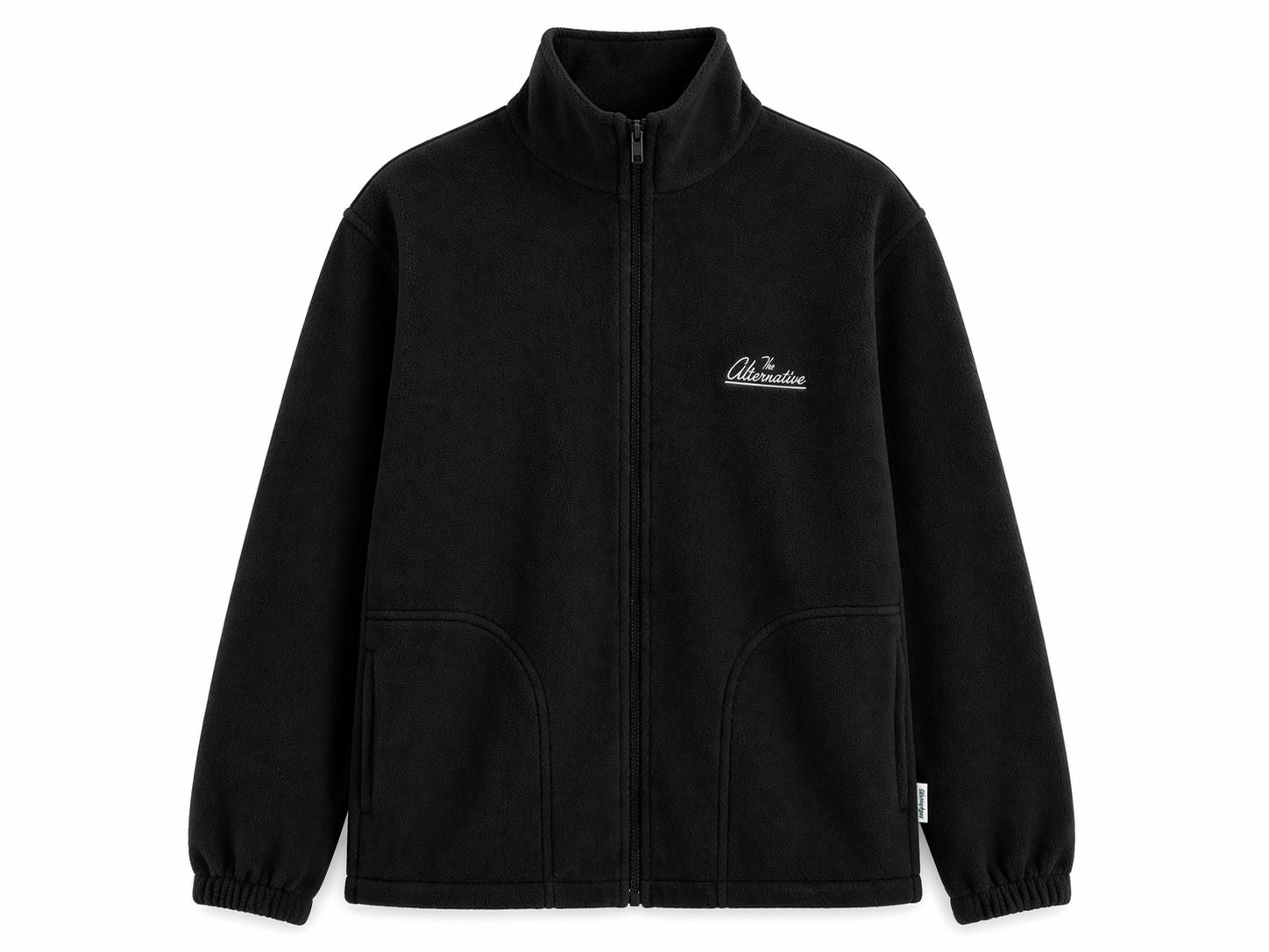 Full Zipper Fleece The Alternative Store Black S 