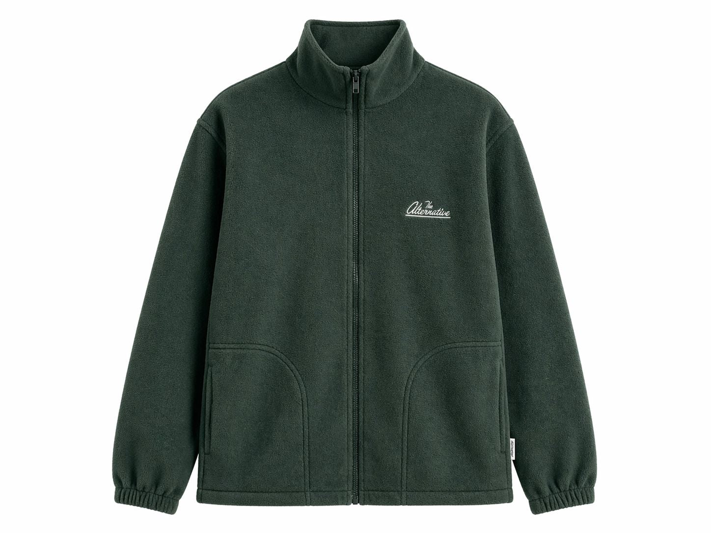 Full Zipper Fleece The Alternative Store Olive S 