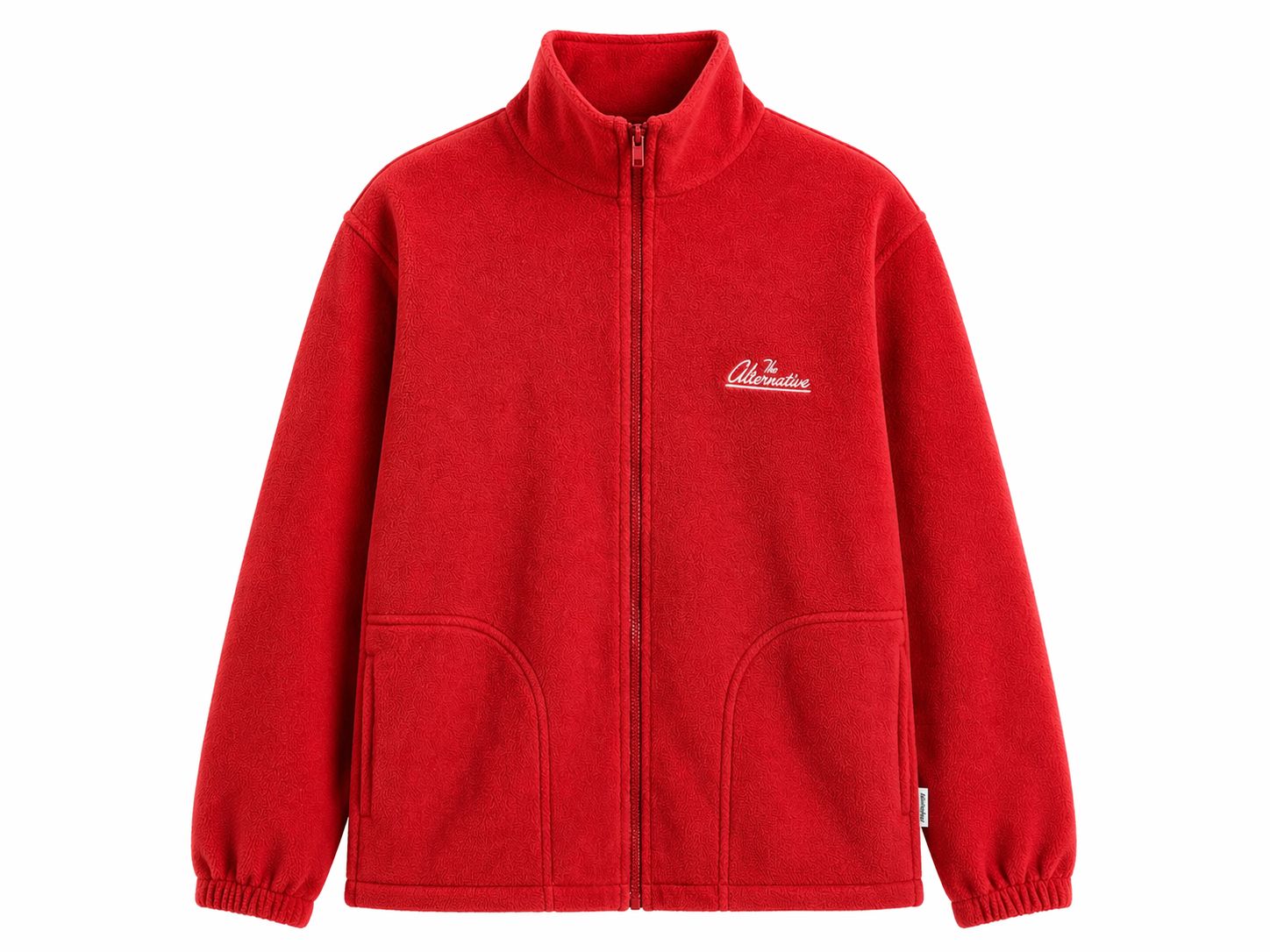 Full Zipper Fleece The Alternative Store Red S 