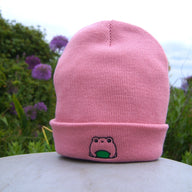 Frog Beanie Headwear The Alternative Store Baby Pink 