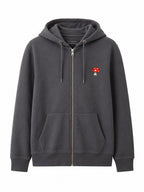 Mushroom Zipper Hoodie Hoodie The Alternative Store 