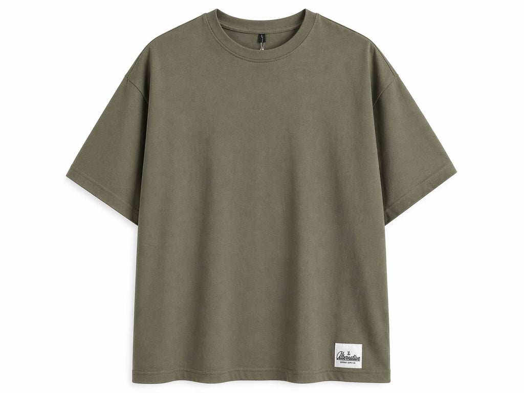 Super Heavy Oversize T-shirt The Alternative Store Olive S 