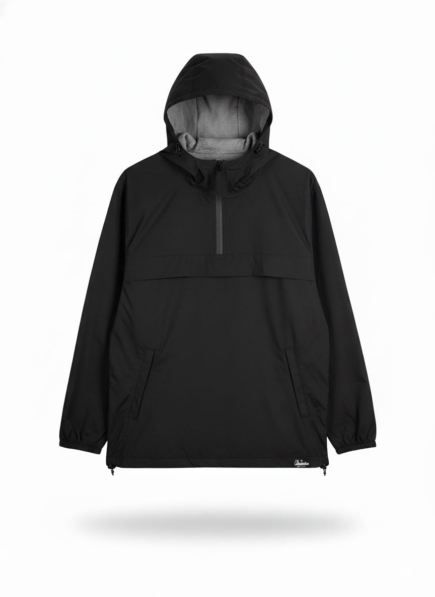 The Alternative Store Waterproof 1/4 Zip Windbreaker The Alternative Store Black S 