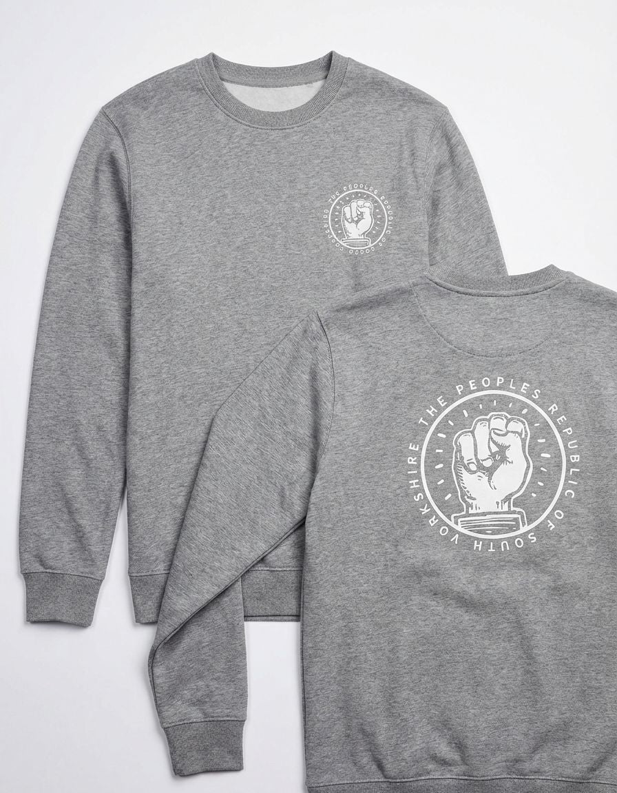 People's Republic of South Yorkshire Sweatshirt Sweatshirts TheAlternativeStore S Heather Grey 