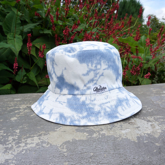 The Alternative Tye Dye Bucket Hat TheAlternativeStore Sky Blue/White 