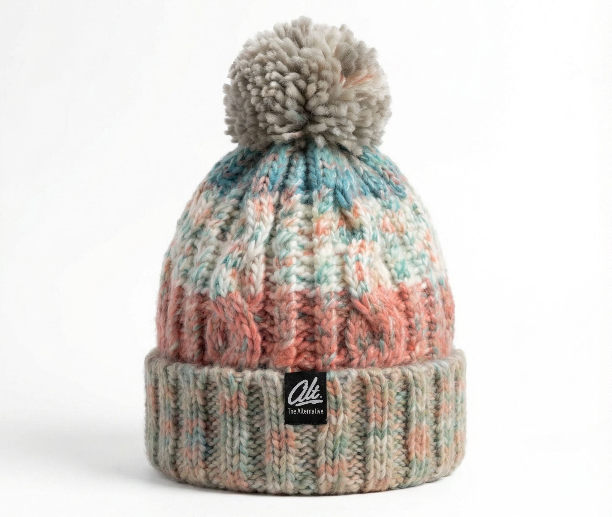 Chunky Knit Bobble Hat The Alternative Store A 