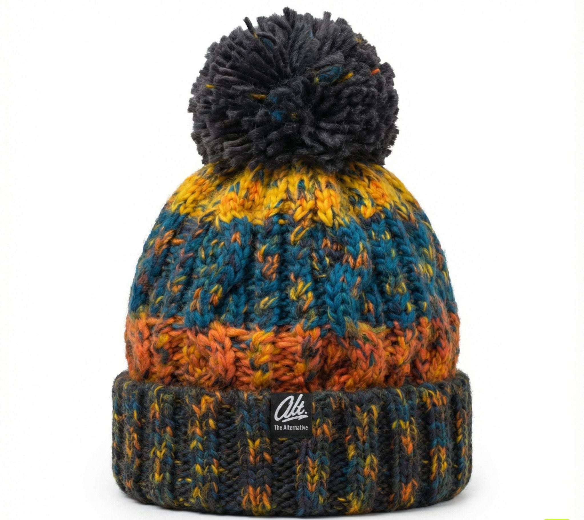 Chunky Knit Bobble Hat The Alternative Store C 