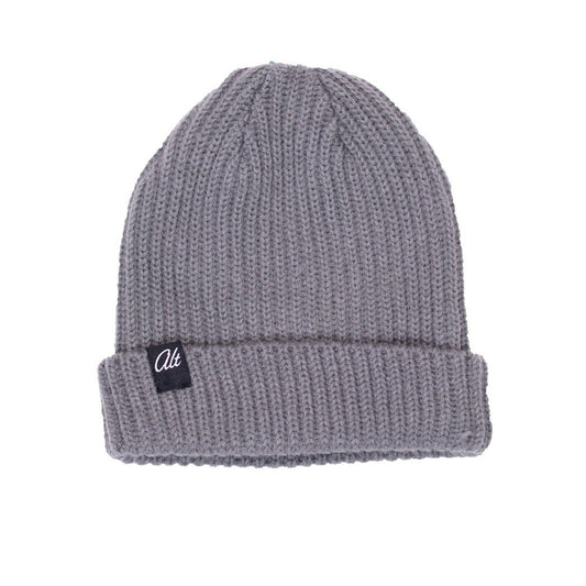 Alt Fisher Beanie Headwear The Alternative Store Grey 