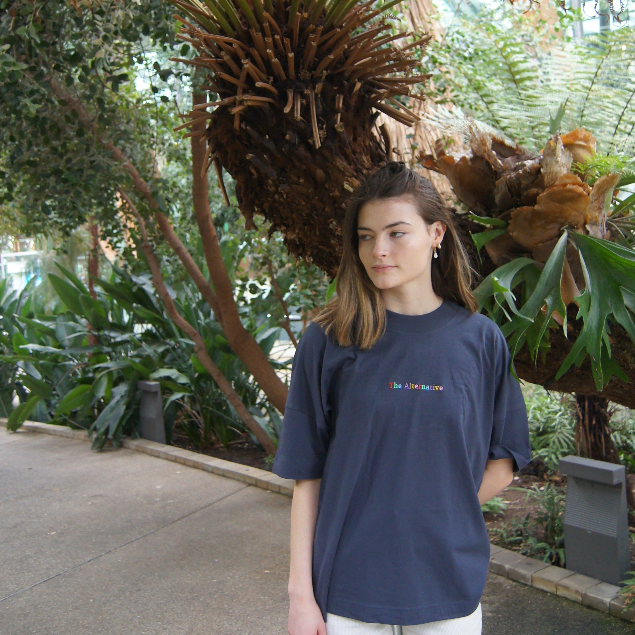 The Alternative Multicoloured Drop Shoulder T-Shirt TheAlternativeStore 