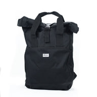 The Alternative Roll-Top Backpack Bag TheAlternativeStore Black 