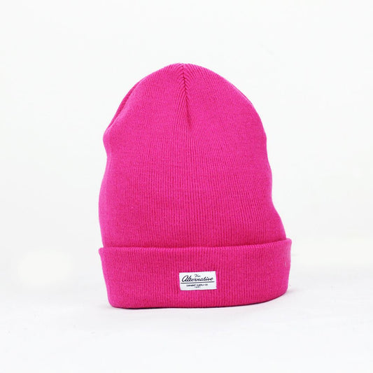 Classic Alt beanie Headwear The Alternative Store Pink 