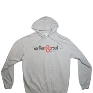 Northern & Proud Hoodie Hoods TheAlternativeStore S Heather Grey 