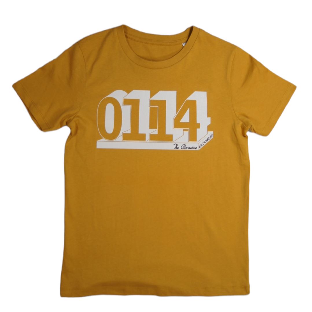 0114 Kids T-Shirt TheAlternativeStore 3-4 Years Mustard 