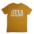 0114 Kids T-Shirt TheAlternativeStore 3-4 Years Mustard 