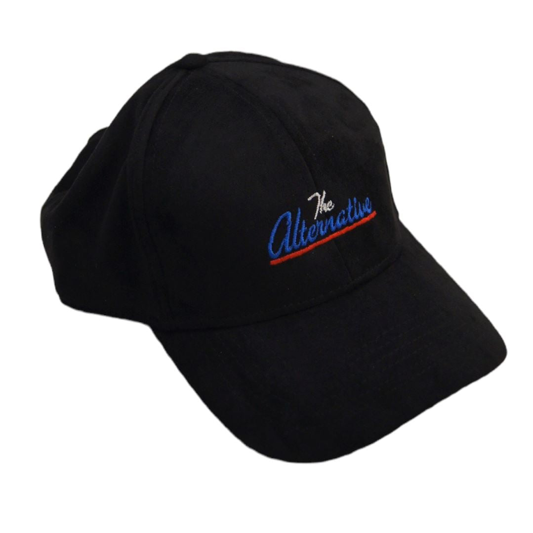 The Alternative Suede Cap Headwear TheAlternativeStore Black 