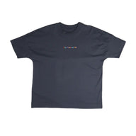 The Alternative Multicoloured Drop Shoulder T-Shirt TheAlternativeStore Small Grey 