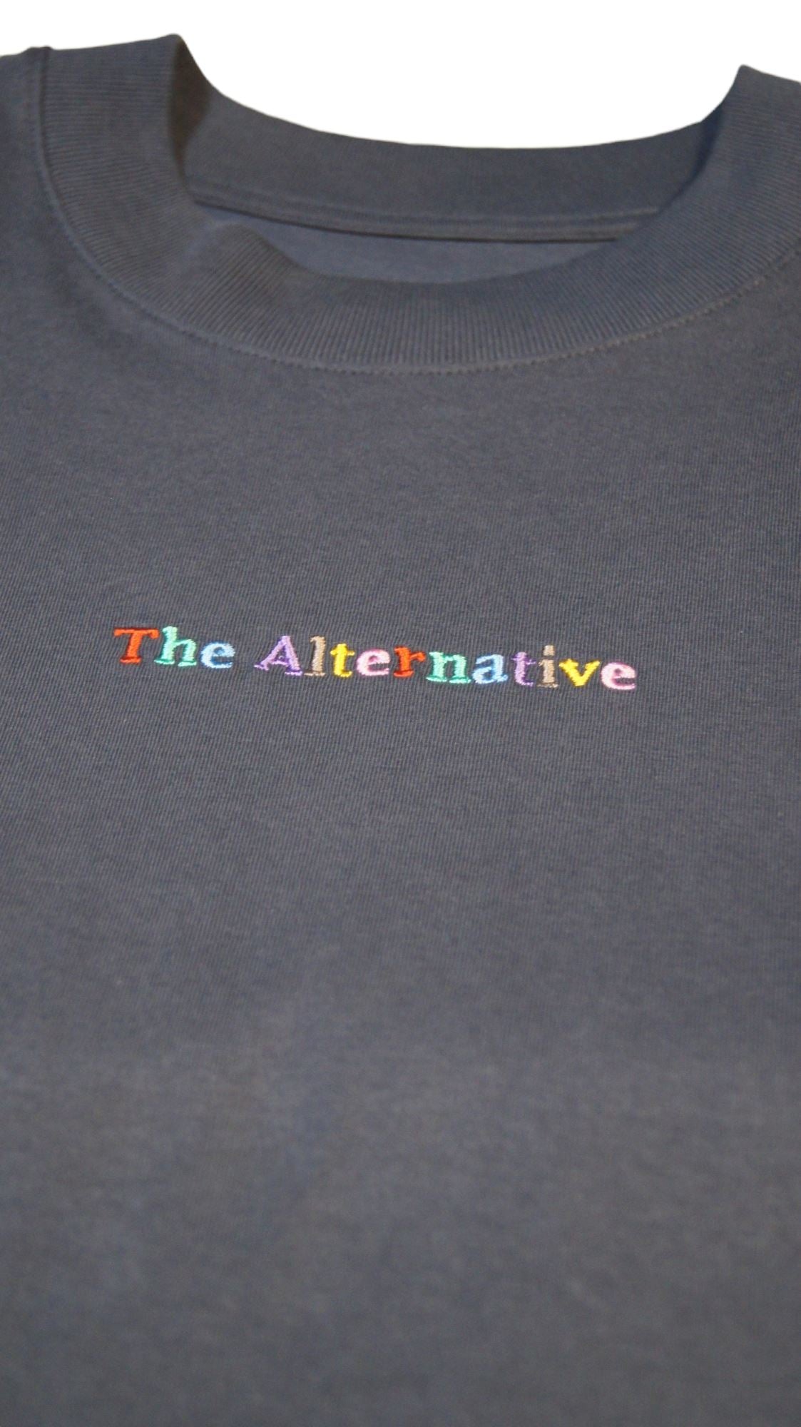 The Alternative Multicoloured Drop Shoulder T-Shirt TheAlternativeStore 