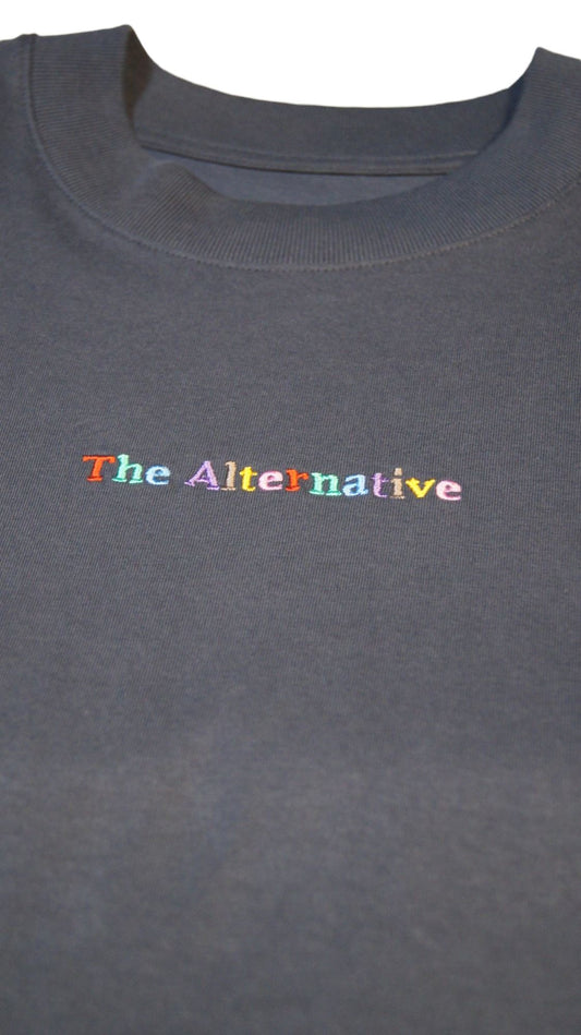 The Alternative Multicoloured Drop Shoulder T-Shirt TheAlternativeStore 