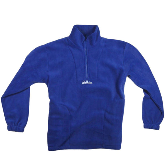 The Alternative 1/4 Zip Fleece Sweatshirts TheAlternativeStore S Royal Blue 