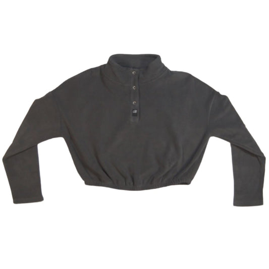 Alt Cropped Fleece Sweatshirts TheAlternativeStore XS Dark Grey 